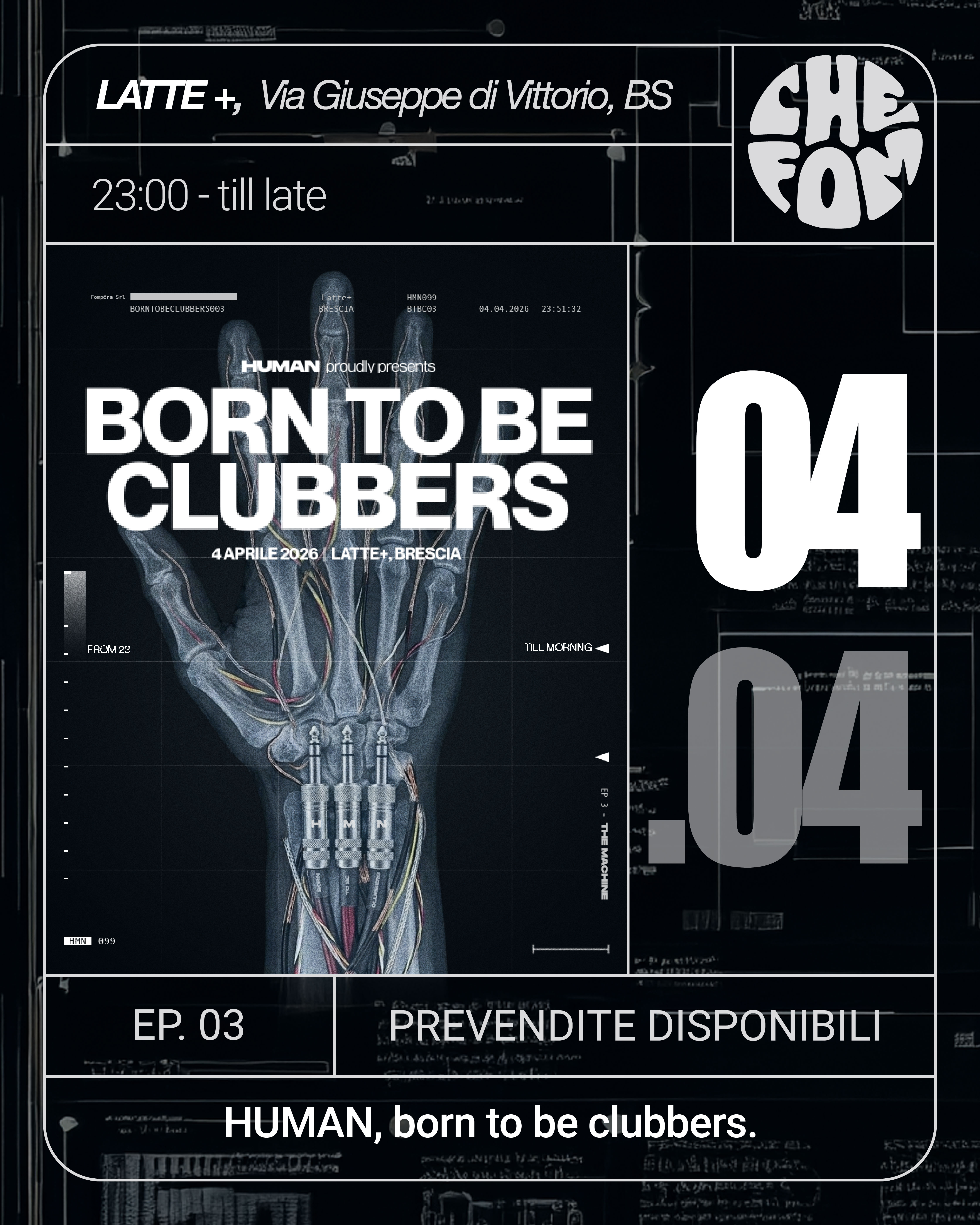 HUMAN, BORN TO BE CLUBBERS 