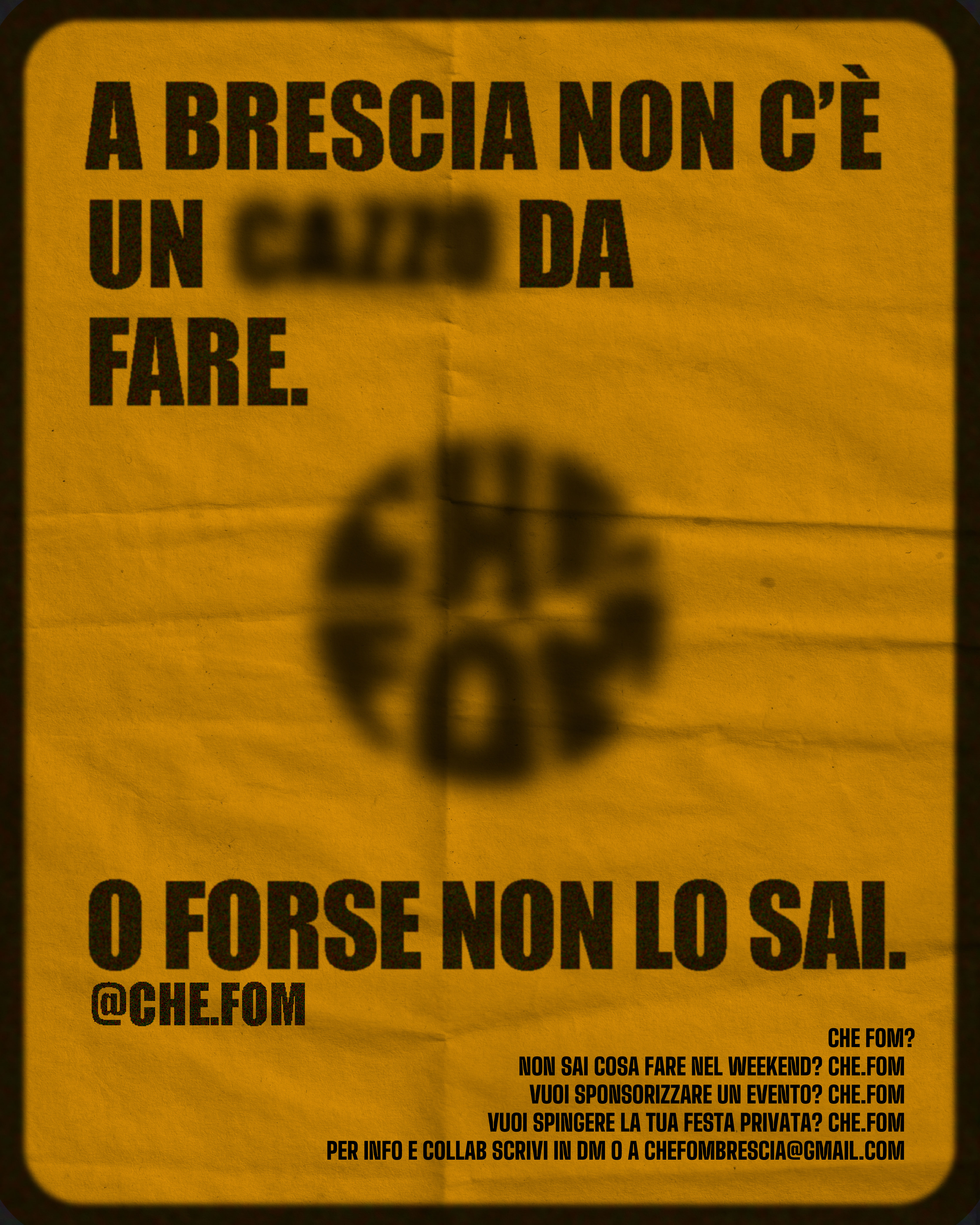 Poster A Brescia non c'è un c...