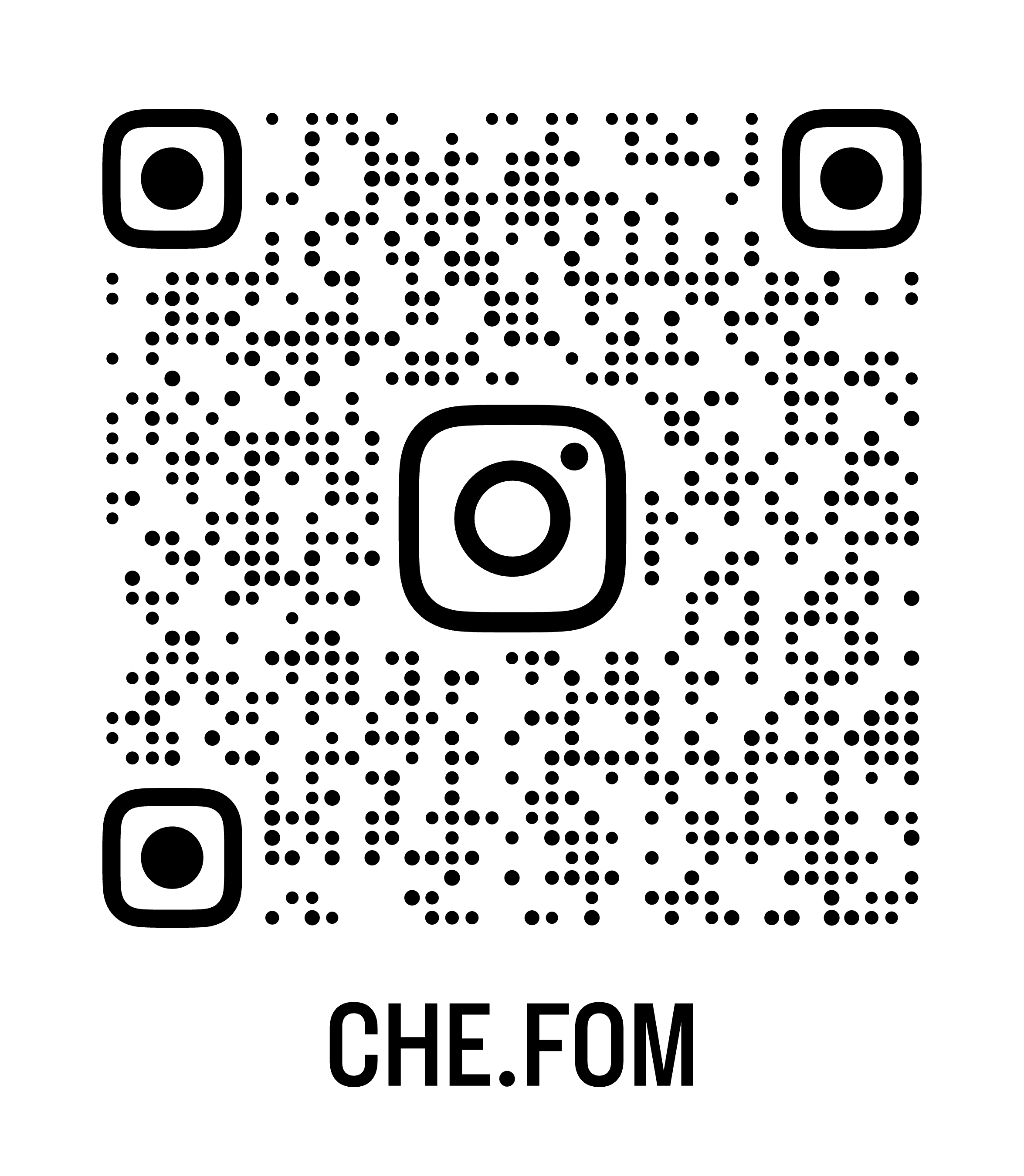 QR Code Instagram CHE.FOM